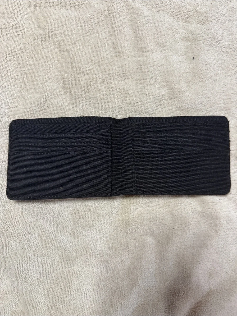 Puma Black Slim Card Holder with Gold Puma Logo